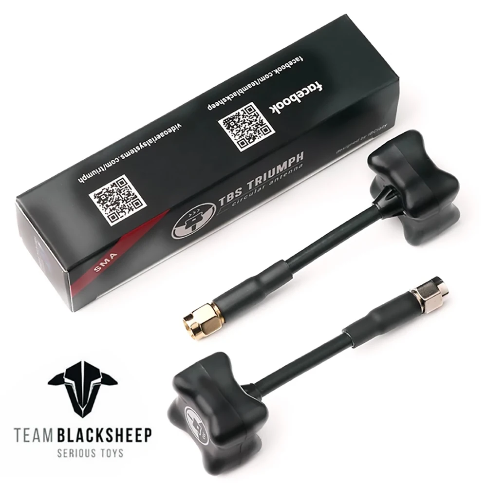 TBS TRIUMPH Team Black Sheep BlackSheep 5,8G телефон с тремя лезвиями, передатчик, гриб, антенна для FPV радиоуправляемого квадрокоптера