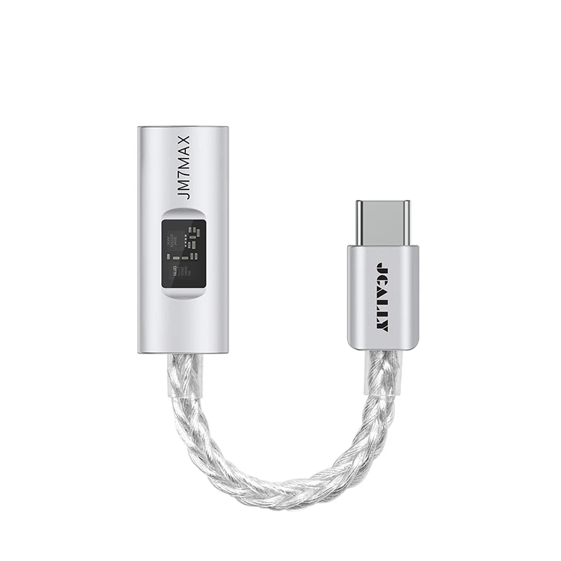 Фото JCALLY JM7MAX Visual HiFi портативный ЦАП/усилитель — двухчиповый, с ультранизким уровнем шума, с функцией Plug-and-Play для устройств Type-C №1