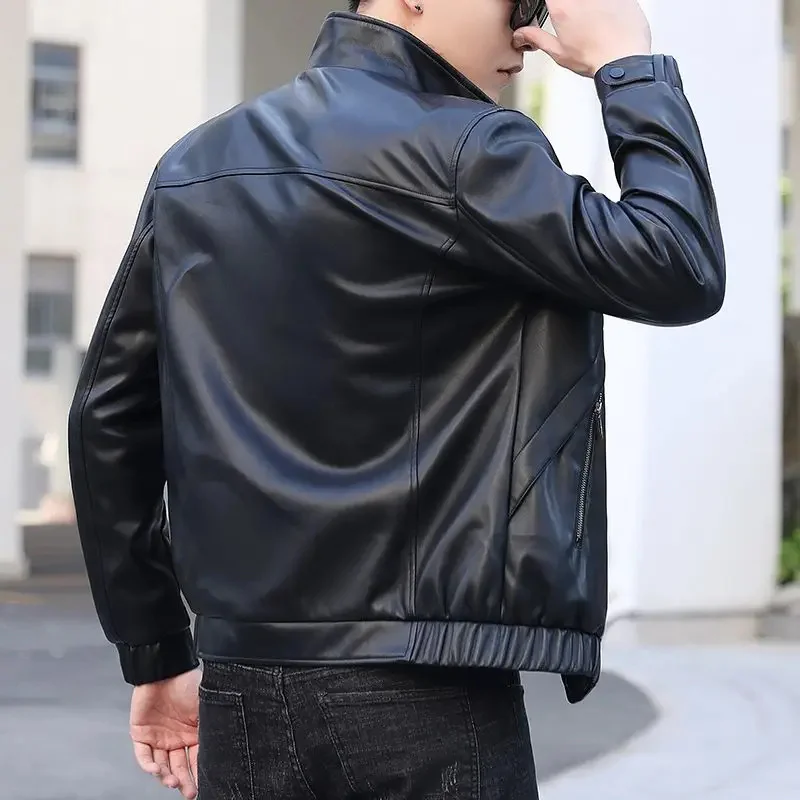 Мужская куртка из овечьей кожи