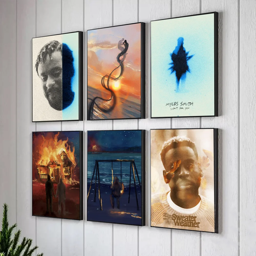 Британский певец M-Myles SmithS Печать плакатов Художественный фестиваль Спальня Клуб