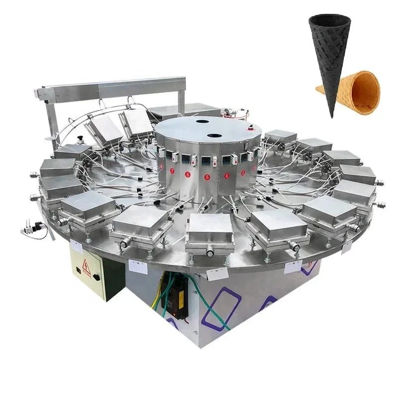 Фото Maquina Para Hacer Conos De Helado Вафельная чашка для мороженого Вафельная чашка Make Egg Roll Maker Конус для мороженого Цена машины №1