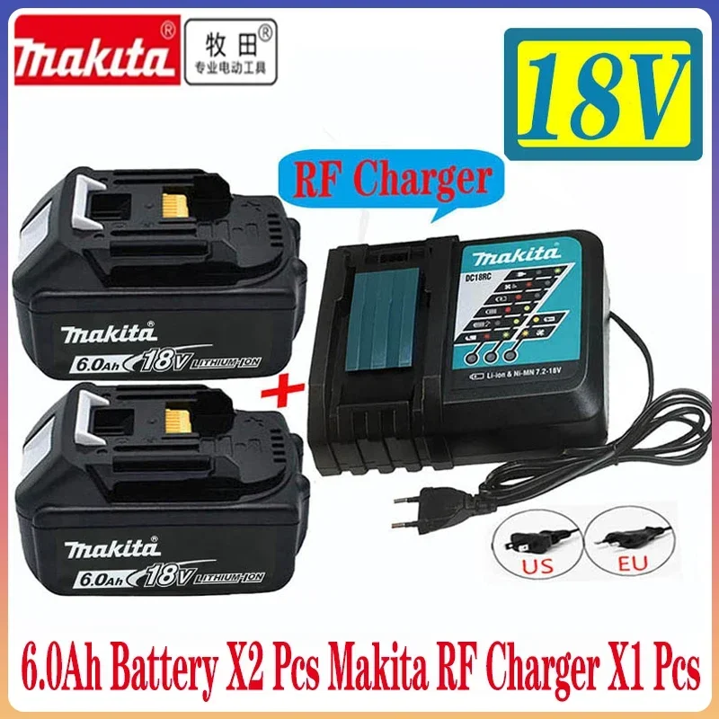 Аккумулятор Makita для литиевых батарей 100% оригинал 18 в 6 А · ч BL1860 BL1830 BL1850 BL1860B