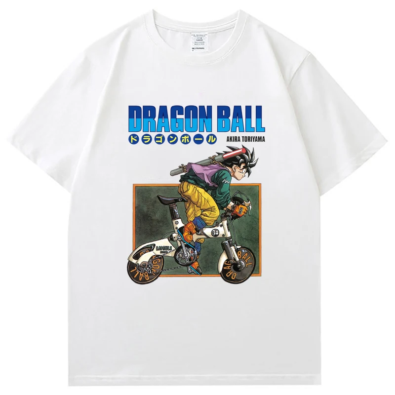 

Japaness Dragon Ball printing T-shirt Streetwear girl boys Anime Cotton T Shirt Men Kids Summer Short Sleeve Tops Tees