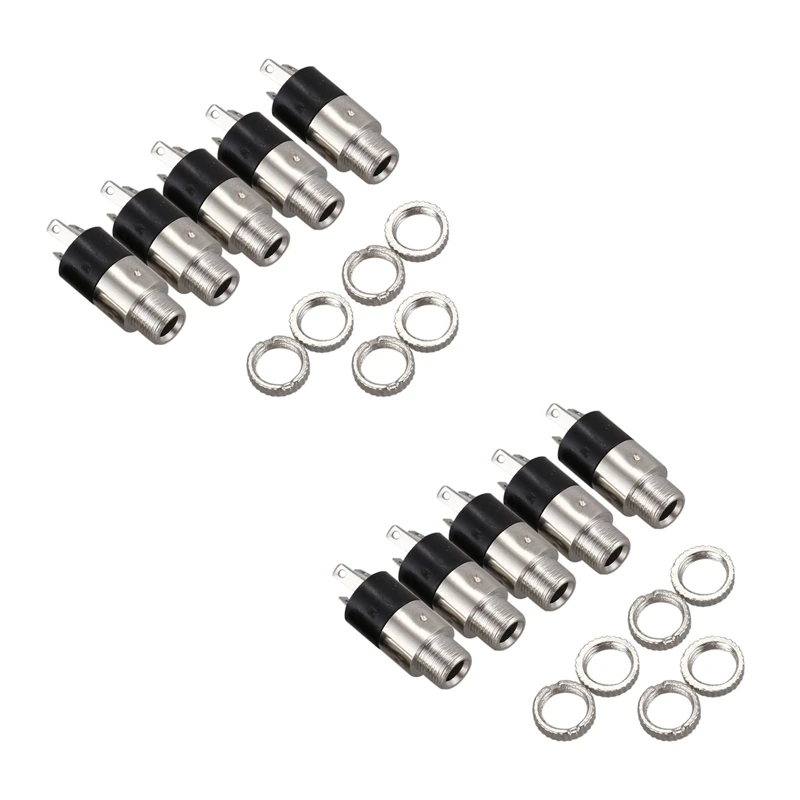 

10PCS 3.5Mm Stereo Jack Panel Mount Connector