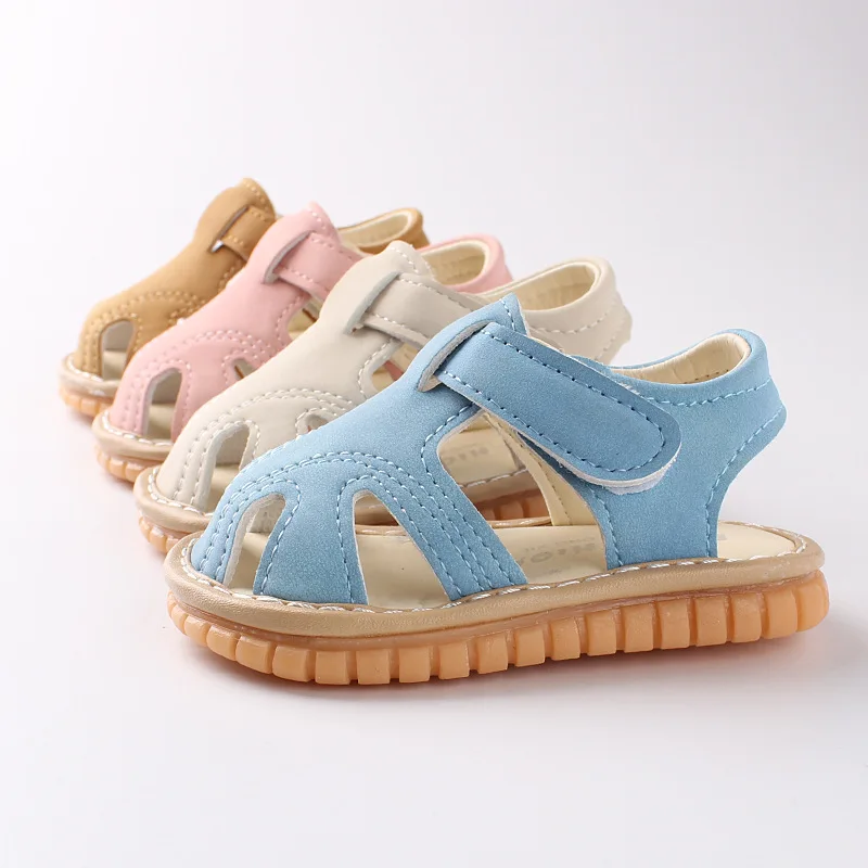 

Baby Sandals 2022 Toddler Boys First Walkers Newborn Girls First Shoes Indoor Soft Sole Infant Sandals Summer Beach Baby Shoes