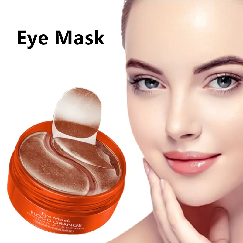 

Eye Patches Blood Orange Serum Moisturizing Tender Brightening Firming Eyes Mask Skin Care Gel Korean Cosmetics