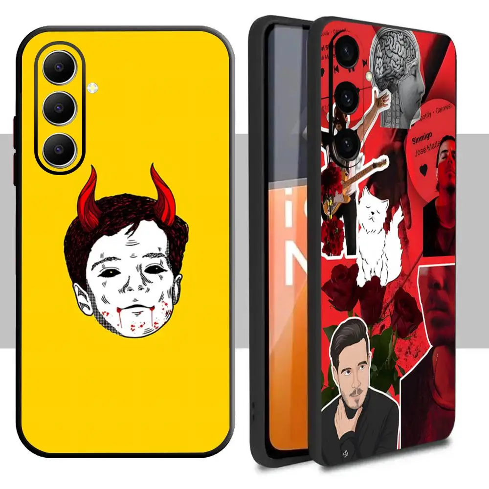 Фото Чехол для телефона Singer Jose M-Madero для Samsung Galaxy A16 A56 A36 A26 A06 A55 A54 A15 A35 A25, мягкий черный №1
