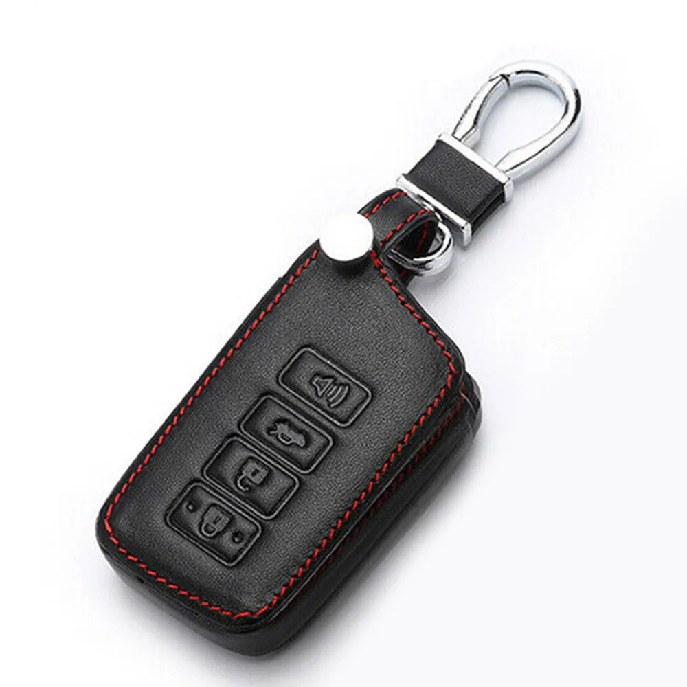 

For LEXUS 4 ButtonRemote Bag Holder Leather Remote Car Key Fob Cover Case Shell High Quality And Durable