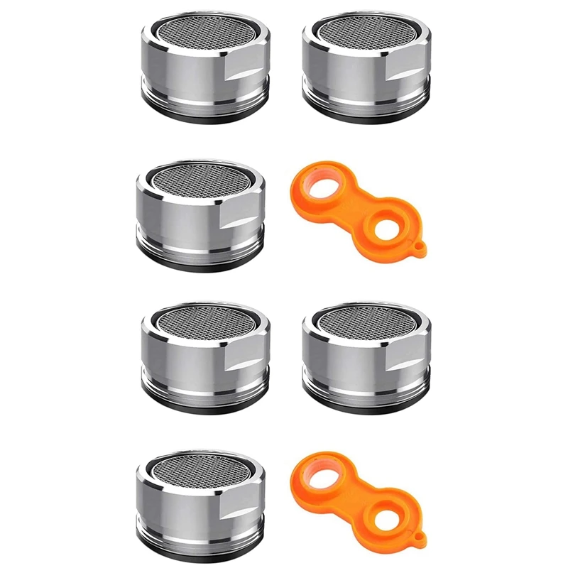 

Аэратор для смесителя 6X, аэратор для раковины в ванной комнате, аэратор для кухонного смесителя, запасные части с латунным корпусом, элемент для смесителя