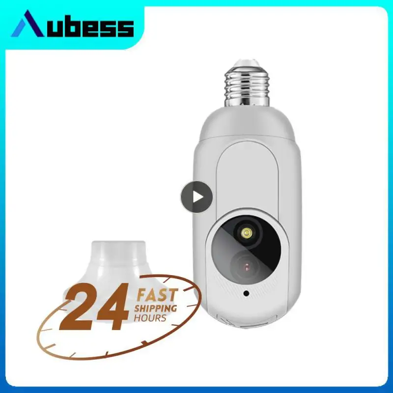 

360 Degree Panoramic Tuyaapp 200w Bulb Monitoring Camera Bulb Surveillance Camera Lamp Cap Camera Wireless Wifi 1080p E27