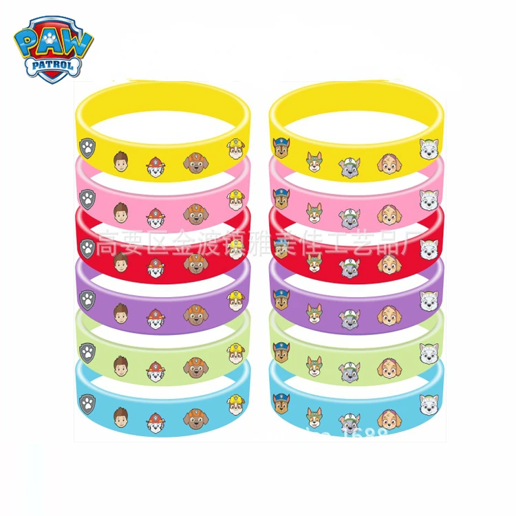 

Random 1pcs Paw Patrol Toys Should Help Bracelet Star Around Anime Bracelet Cartoon Bracelet Party Smart Watch Band Chase Skye