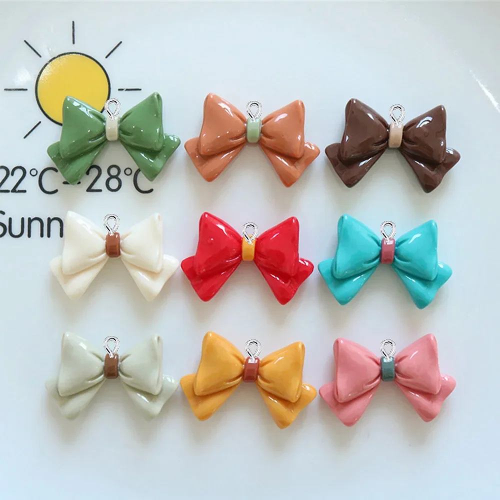 10 шт. блестящие 31x20 мм бабочки серия с плоской задней поверхностью подвески для