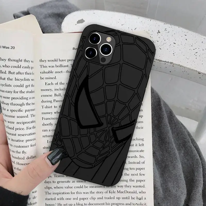 Marvels spiderman iron Man Phone Case Silicone Soft for iphone 14 13 12 11 Pro Mini XS MAX 8 7 Plus X 2020 XR cover images - 6