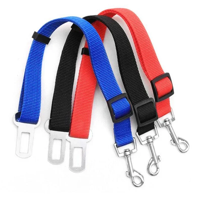 

Pet Dog Cat Car Seat Belt Adjustable Harness Seatbelt Lead Leash for Small Dogs Travel Clip Safety Pet Supplies