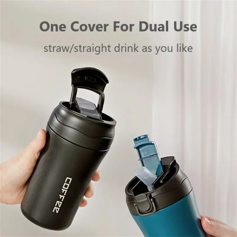 

Кофейная чашка двойного напитка в европейском стиле из соломы раскладушка матовая двухслойная вакуумная фляжка из нержавеющей стали автом...