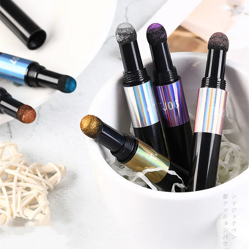 Блестящий зеркальный порошок для дизайна ногтей воздушная подушка волшебная