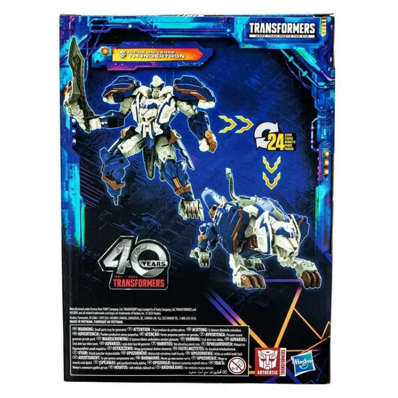 Hasbro Transformers Toys Legacy United Voyager Class Prime Universe Thundertron 7-дюймовая фигурка подарок на день