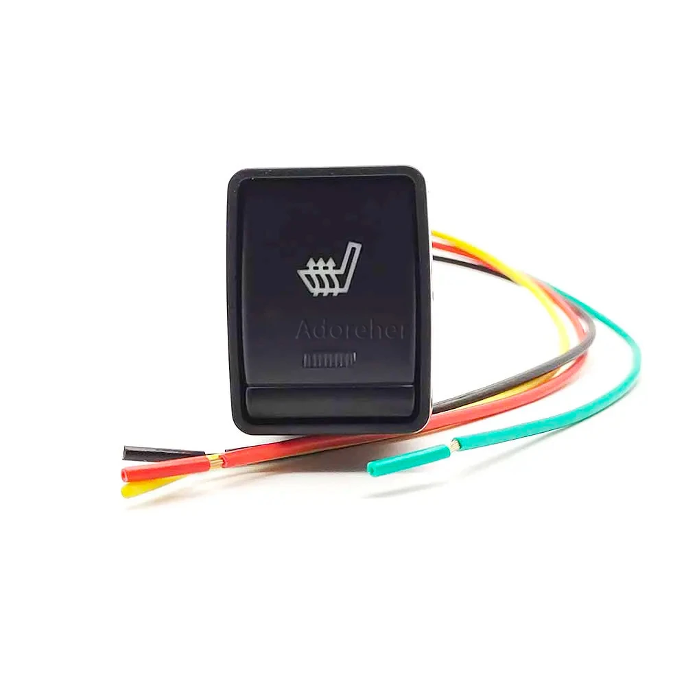 

Оранжевый переключатель подогрева сиденья, кнопка подогрева сиденья с проводом для Nissan Quashqai J11 X-TRAIL 2008-2015, автомобильные аксессуары