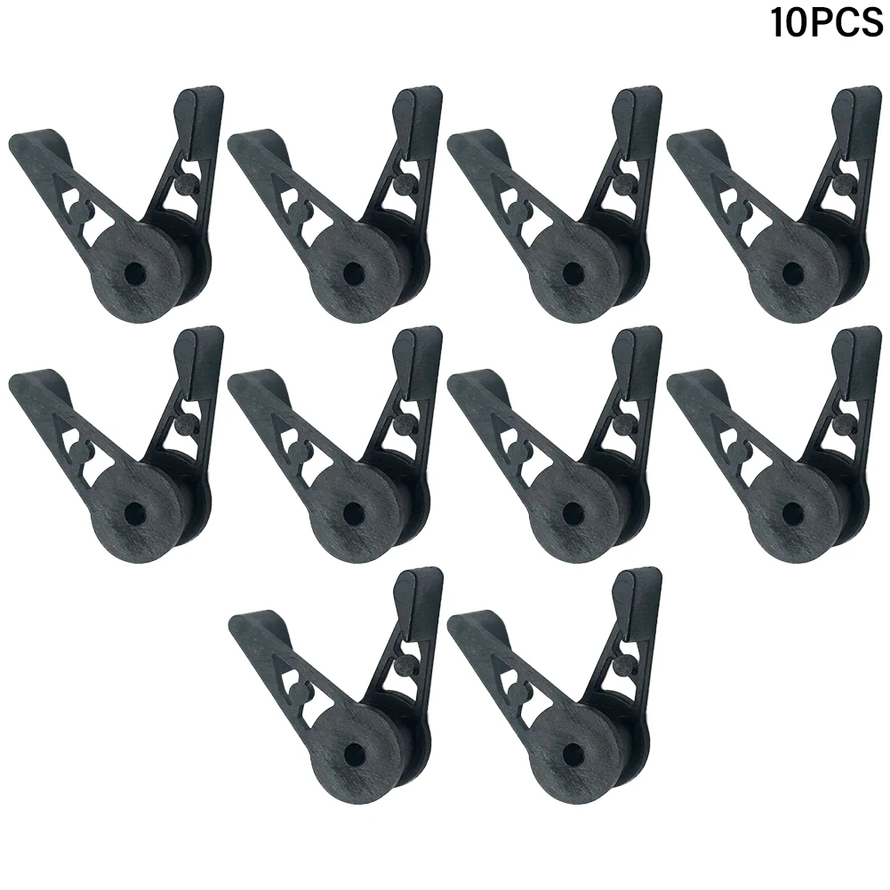 

10 шт., многоразовые зажимы для растений, с регулировкой на 360 градусов