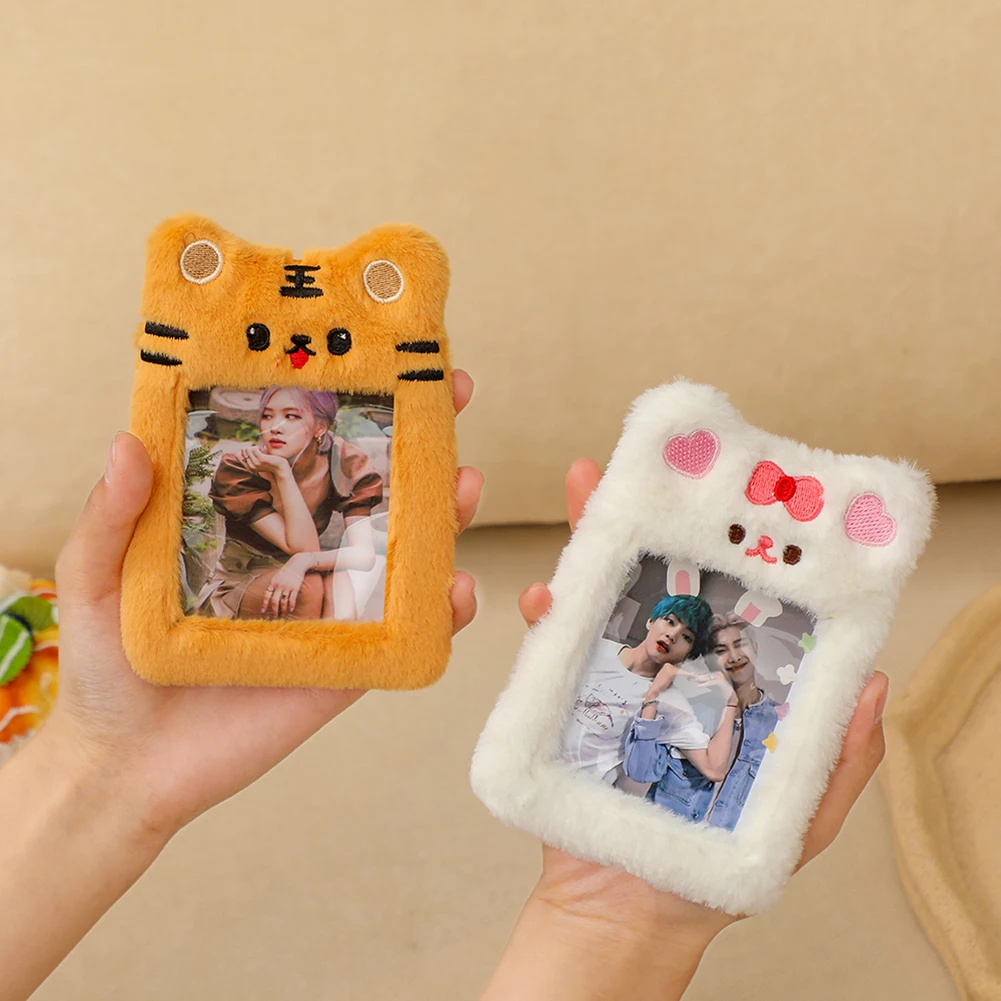

Сумка-кошелек Kawaii, плюшевая, для ID-карт, брелок для девушек