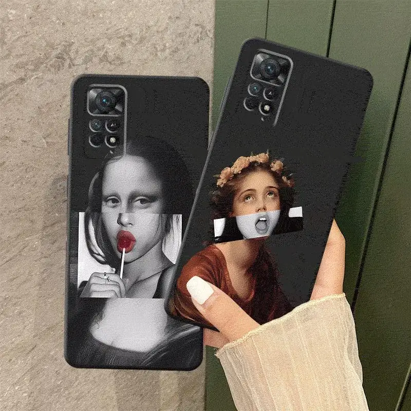 Чехол для телефона Great Art Aesthetic David Mona Lisa Xiaomi Redmi Note 7 8 T S 10 11 12 Pro 13 Plus