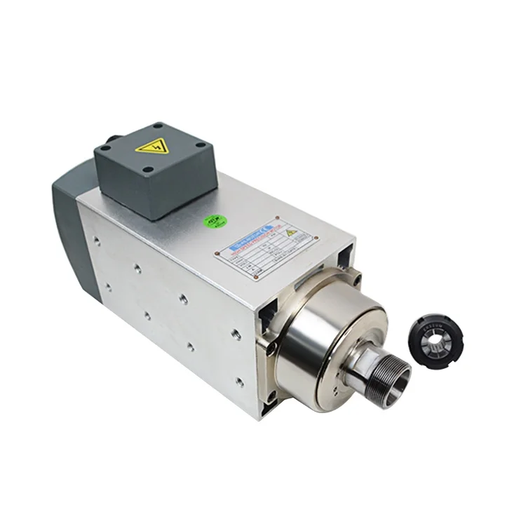 

Hot Sale Aluminium Alloy Housing Lathe Machine Tool Spindle 50HZ 7.0N/m High Speed Cnc Spindle Motor