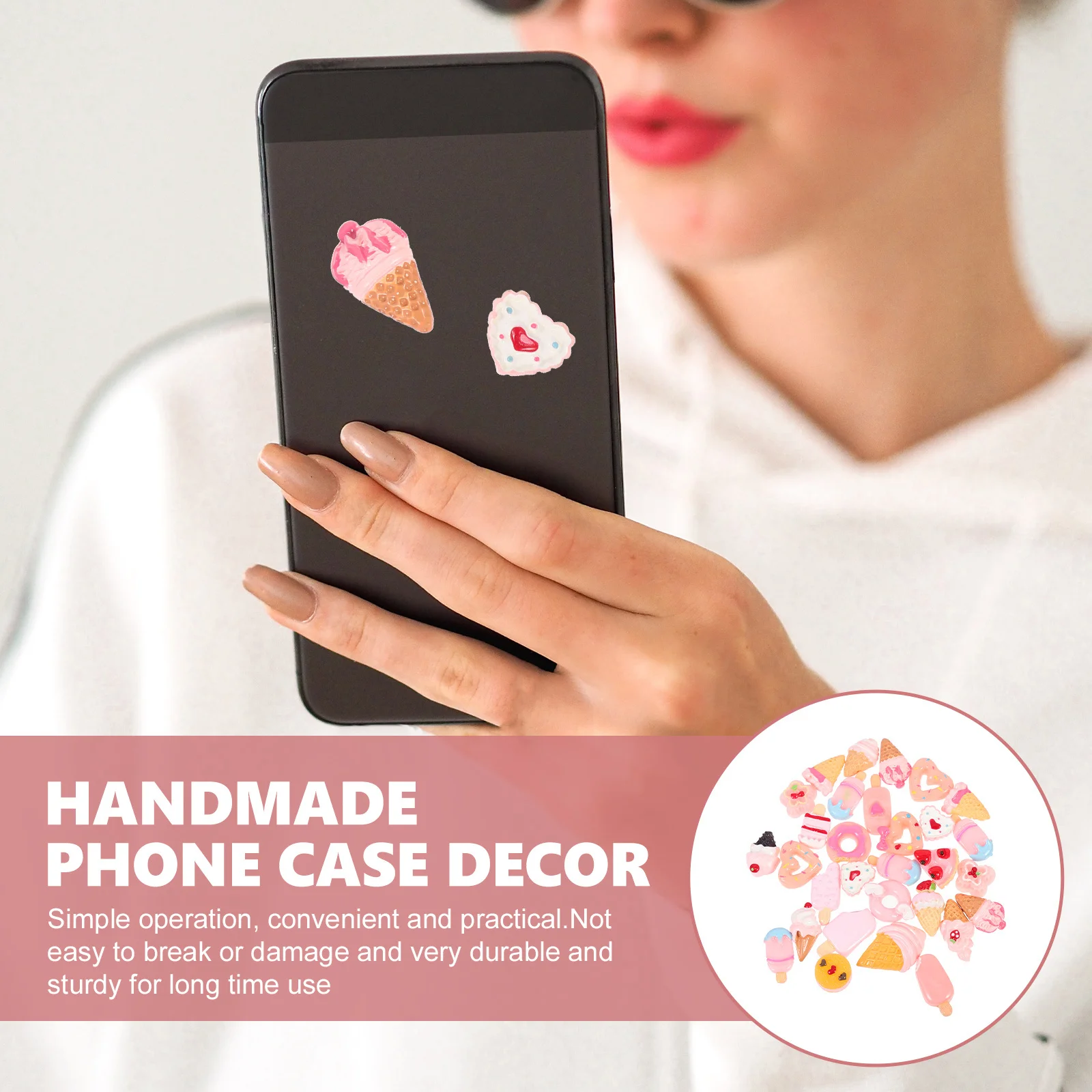 30 шт. миниатюрные подвески из пищевой смолы DIY чехол для телефона Шарм креативный чехол для телефона украшения ручной работы ремесленные украшения Kawaii ногти (art.: 3920d47ee679d) - 3920d47ee679d