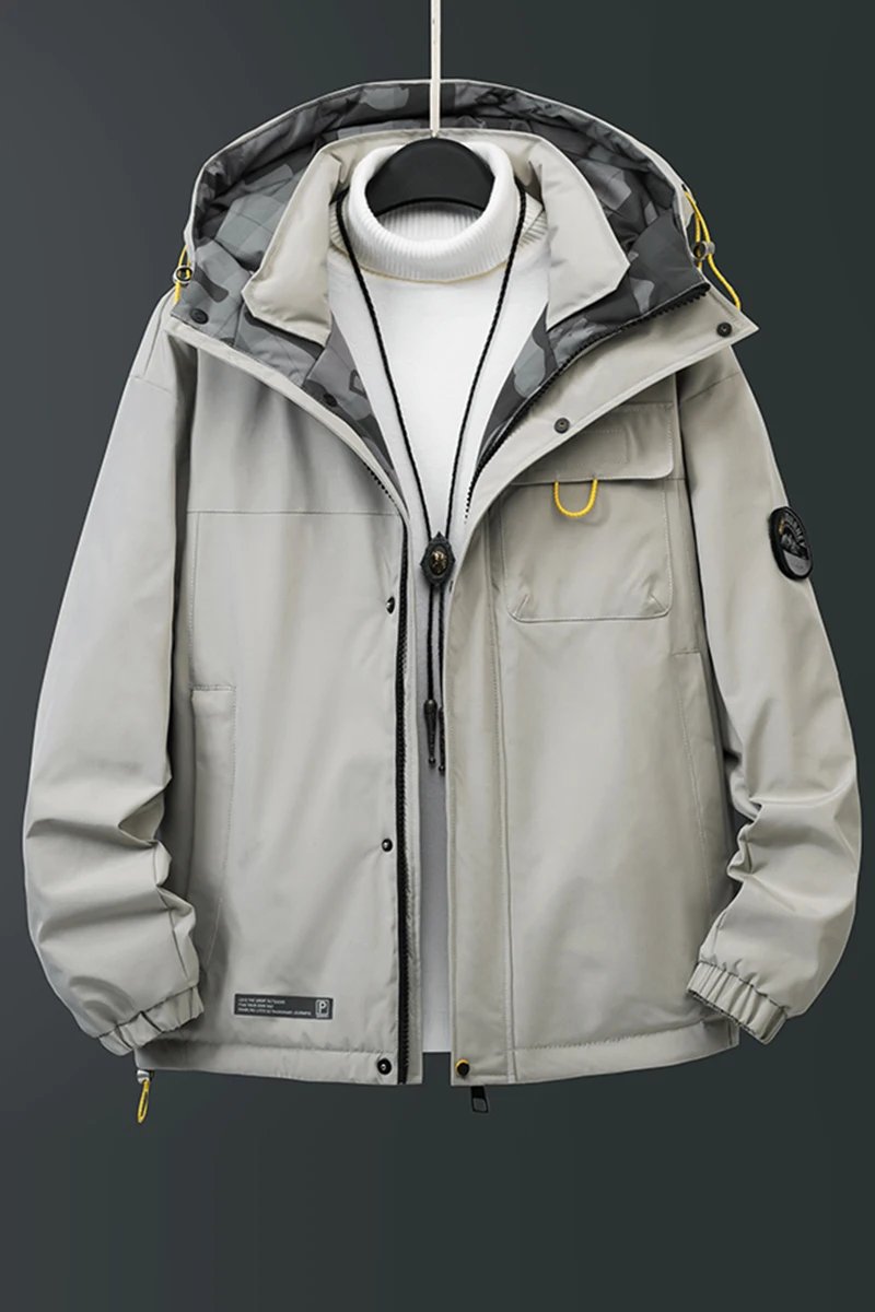 2022 new winter down jacket men's work clothes thickened warm keeping fashion brand white duck down 90 down coat