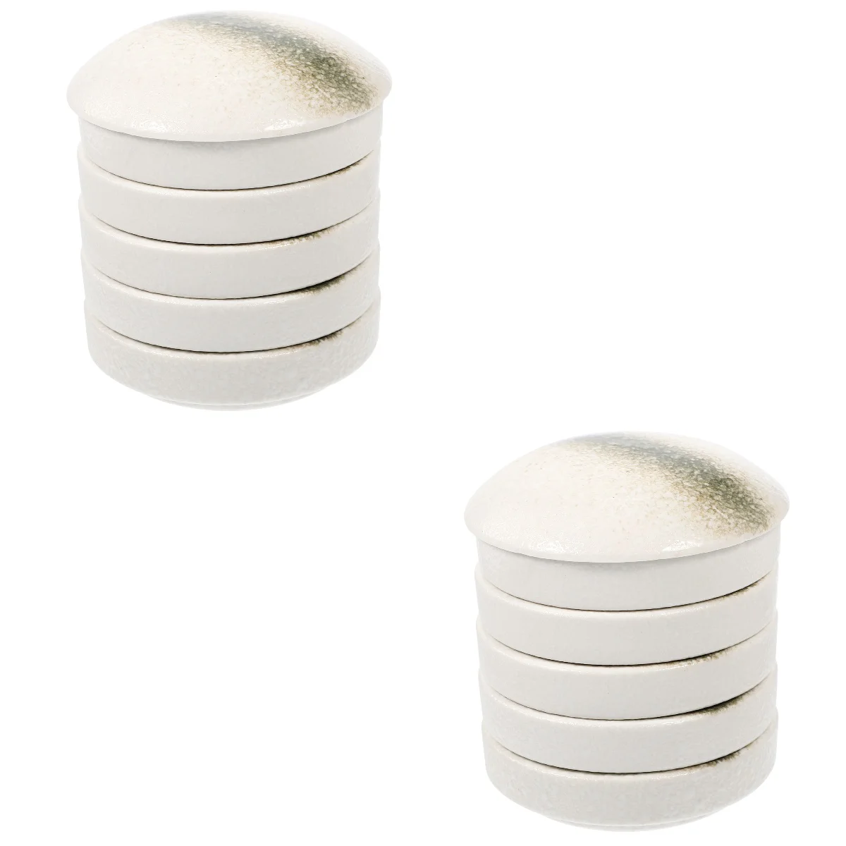 

2 Sets of Watercolor Palettes Ceramic Watercolor Mixing Trays Decorative Color Mixers