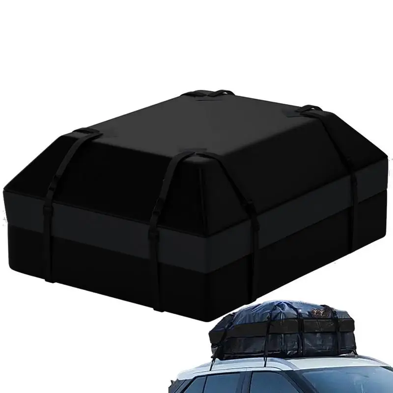 

Vehicle Soft-Shell Carriers Portable 600D PVC Rooftop Cargo Carrier Bag 15 CF Rooftop Cargo Carrier Bag Suitable For All Vehicle
