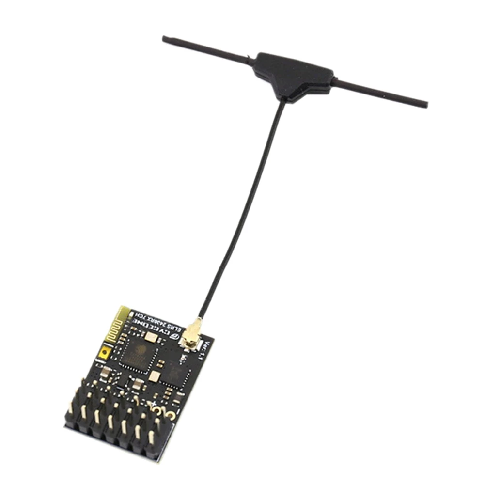 Cyclone ELRS 2.4GHz PWM 7CH CRSF receiver with T-type Antenna