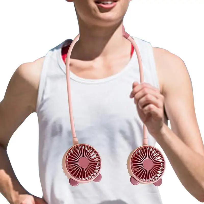 

Шейный вентилятор, перезаряжаемый портативный 2-скоростной шейный вентилятор, USB Перезаряжаемый ручной спортивный охлаждающий вентилятор ...