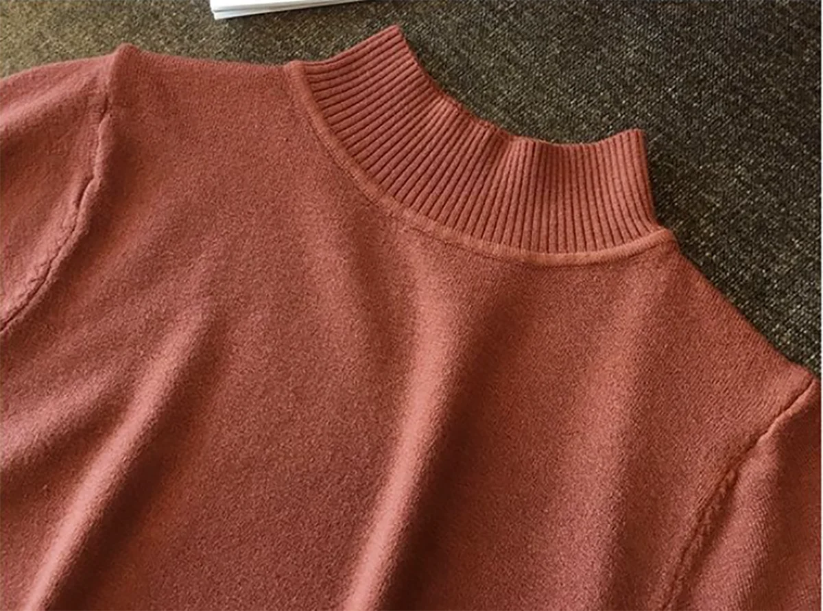 Женский топ летняя женская тонкая рубашка с полувысоким воротником футболка