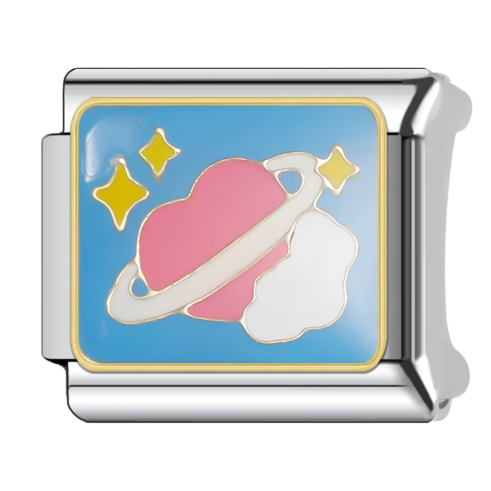 Trusta Модный Романтический Любовь Сердце Набор итальянские звенья очаровательный