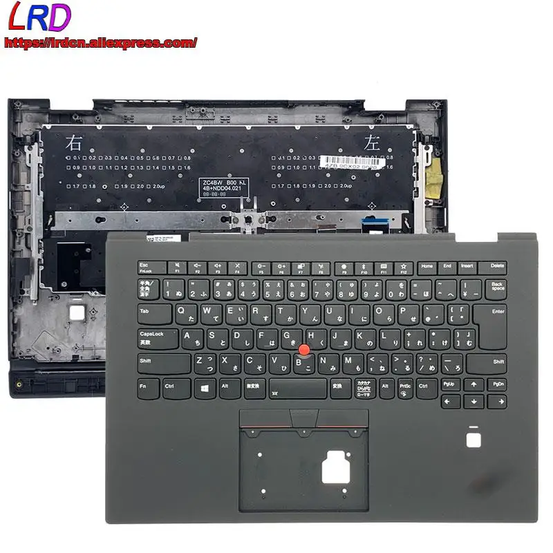 

JP Japanese Backlit Keyboard With Shell C Cover Palmrest Upper Case for Lenovo X1 Yoga 3rd Gen Laptop 01LX800 02HL909 01LX840