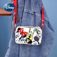 disney 2022 new mickey fashion girl one shoulder messenger bag high quality large capacity luxury brand childrens coin purse
