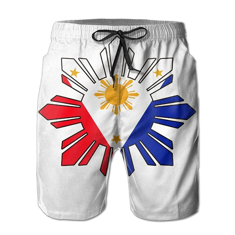 

Philippine Sun Flag Men's Shorts Swim Trunks Beach Shorts for Surfing Swimming