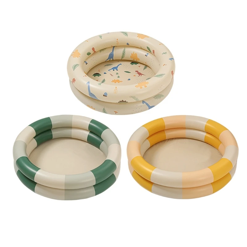 

Dinosaur-Inflatable Baby Pool Stripe-Baby Pool Inflatable Swimming Pool Kiddie Pools Kids Water Toy for Lawn and Drop Shipping
