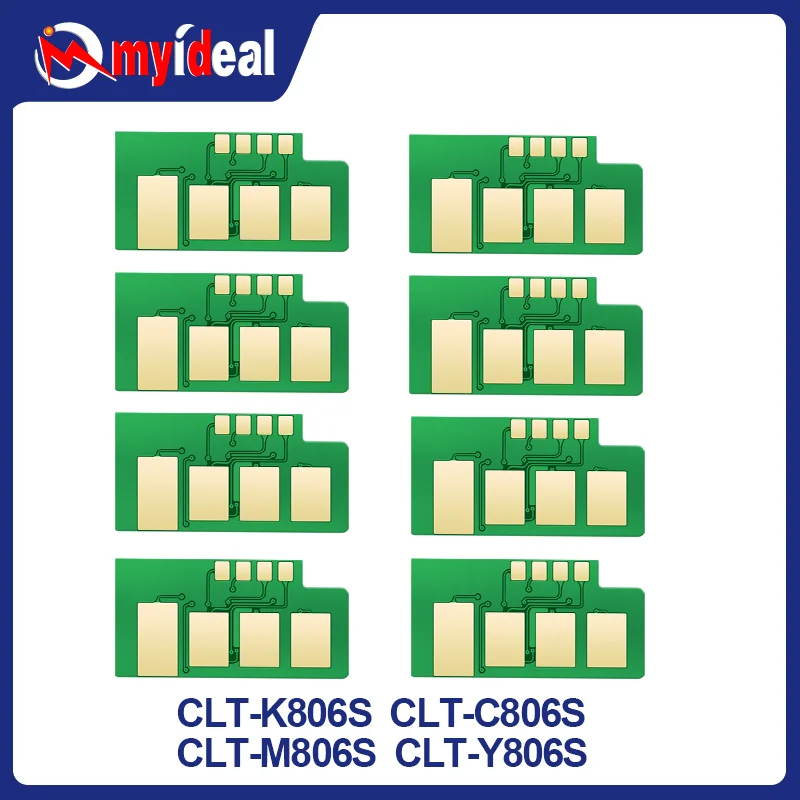 Фото 8 шт. чипов для тонера CLT-806, CLT-K806S, CLT 806, CLT-C806S, CLT-M806S, CLT-Y806S для Samsung X7400, X7600, X7400GX, X7400LX, X7500GX, X7600GX №1
