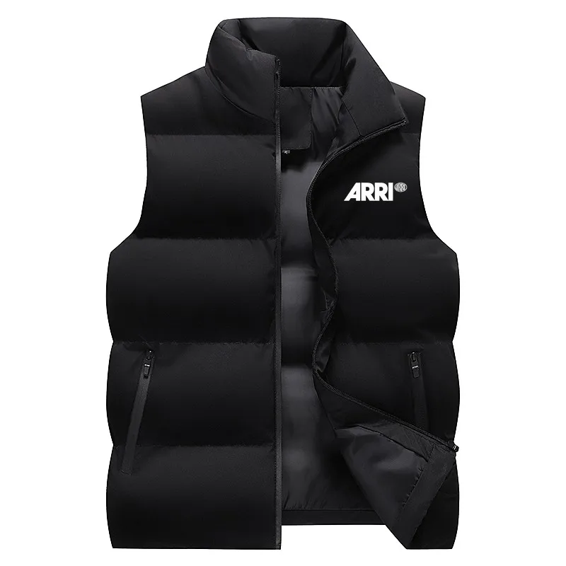 

Мужской жилет из пуха и хлопка ARRI, черный брендовый жилет без рукавов, теплая куртка большого размера для зимы, 2019