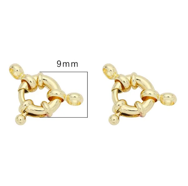 

1 шт. 14-каратная Золотая Матросская Пряжка, изготовленная из ожерелья, браслета, соединения, DIY ювелирные аксессуары, закрытие