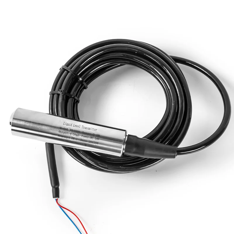 

Water Level Sensor 4-20mA RS485 Output Customized Fire Water Tank River Liquid Level Transducer DC24V Power Supply