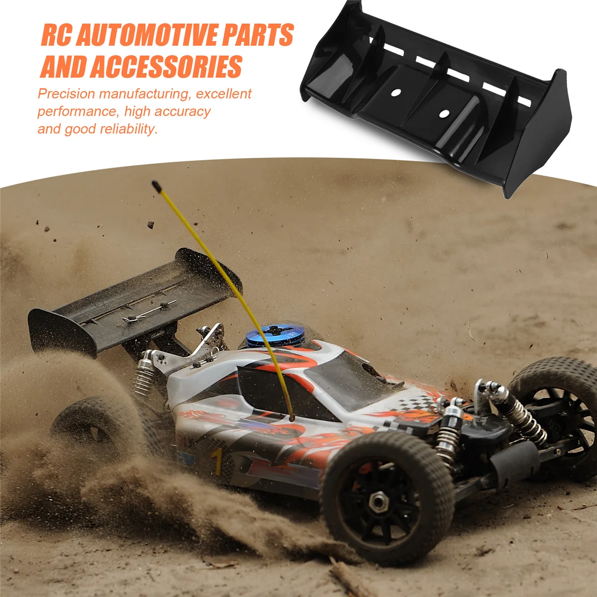 Хвостовое крыло для 1/8 ZD Racing 9020-V3 9021-V3 08421 08423