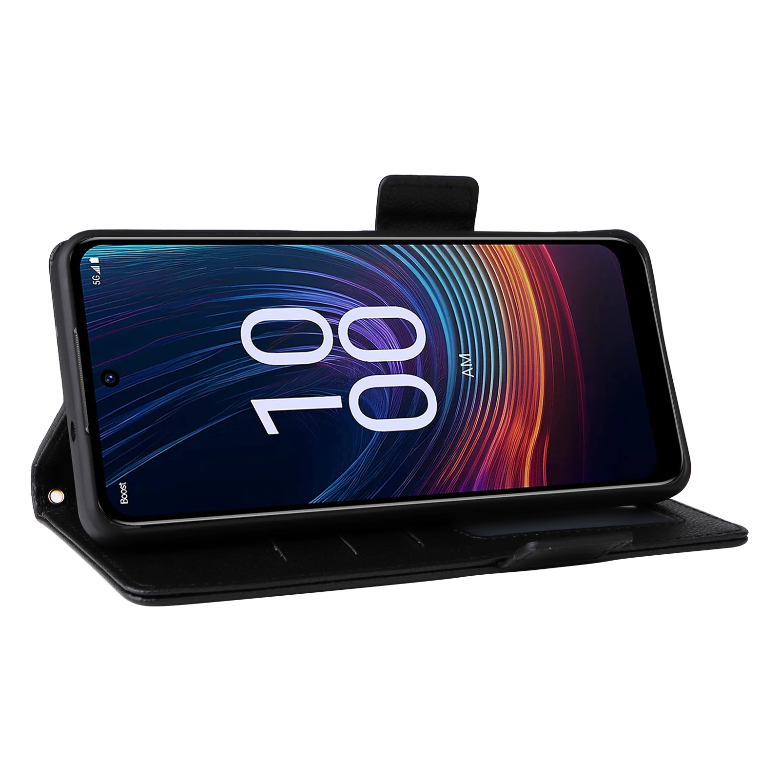 Чехол-кошелек с слотом для карт Boost Mobile Celero 5G 2024 кожаный противоударный чехол