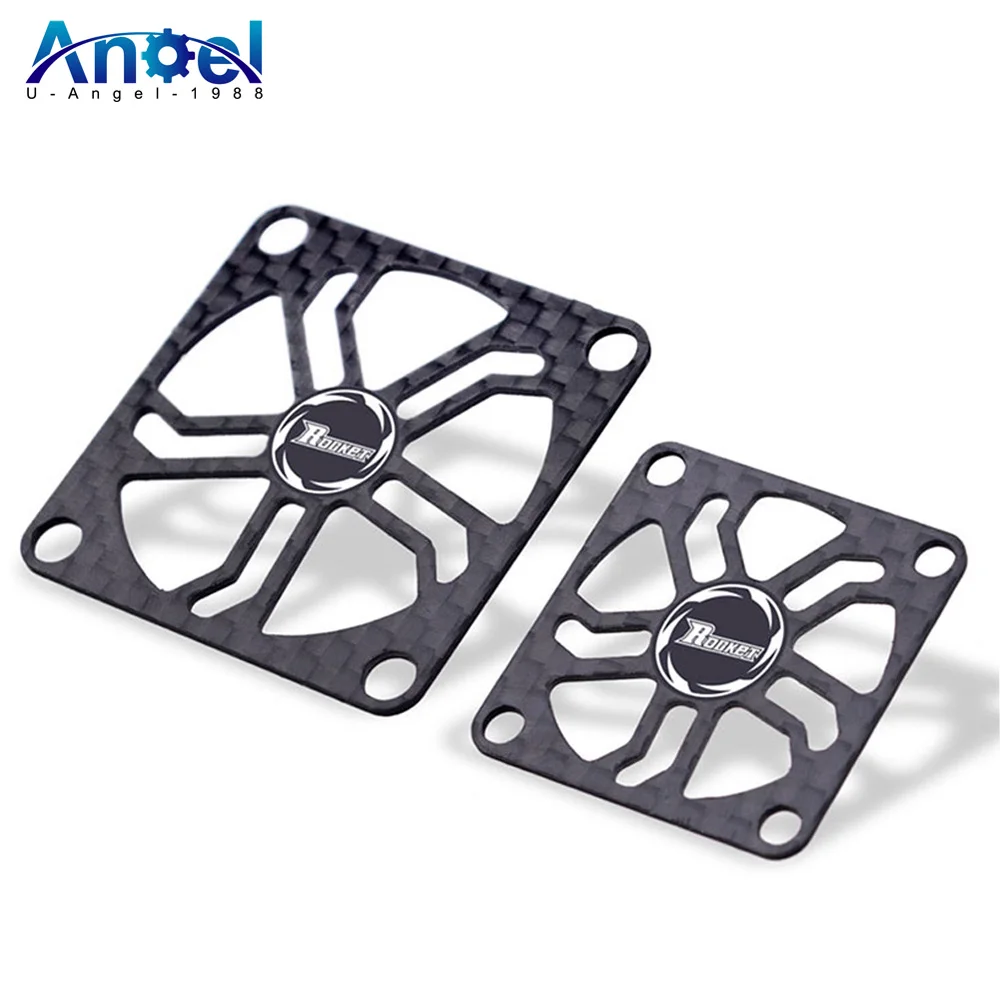 

Rocket 40x40MM 30x30MM Carbon Cooling Fan Cover & M3 * 14mm 4pcs screws RC motor / Electric Regulating Fan Protection Cover