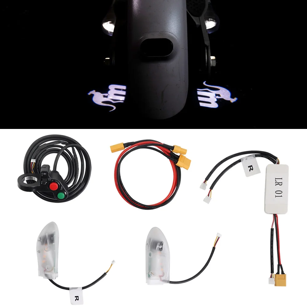 

Monorim Projection Lamp Cycling Lights with Decorate Cover For Ninebot MAX G30 G30D LP Electric Scooter Indicator Rear Light Par