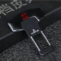 12pcslot quality zinc alloy car seat belt clip safety belt plug for kia logo rio k2 k5 sportage sorento kx3 kx5 k3s