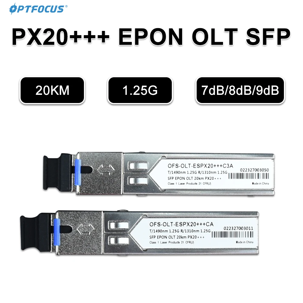 

NETONE EPON GBIC 7dB 8dB 9dB Mini GBIC 1.25G PX20+++ 20km EPON OLT SFP Compatible with ZTE Huawe Fiberhome Free Shipping