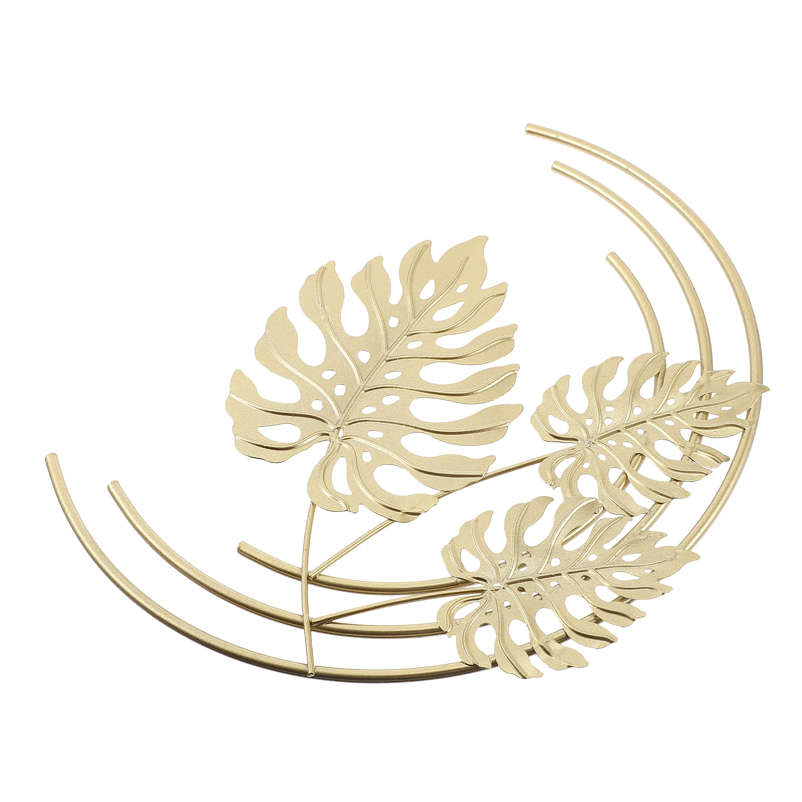 

Wall Leaf Decormetal Golden Leaves Hanging Ginkgo Palm Monsterahome Iron Sculpture Decorative Wrought Ecor Artificial