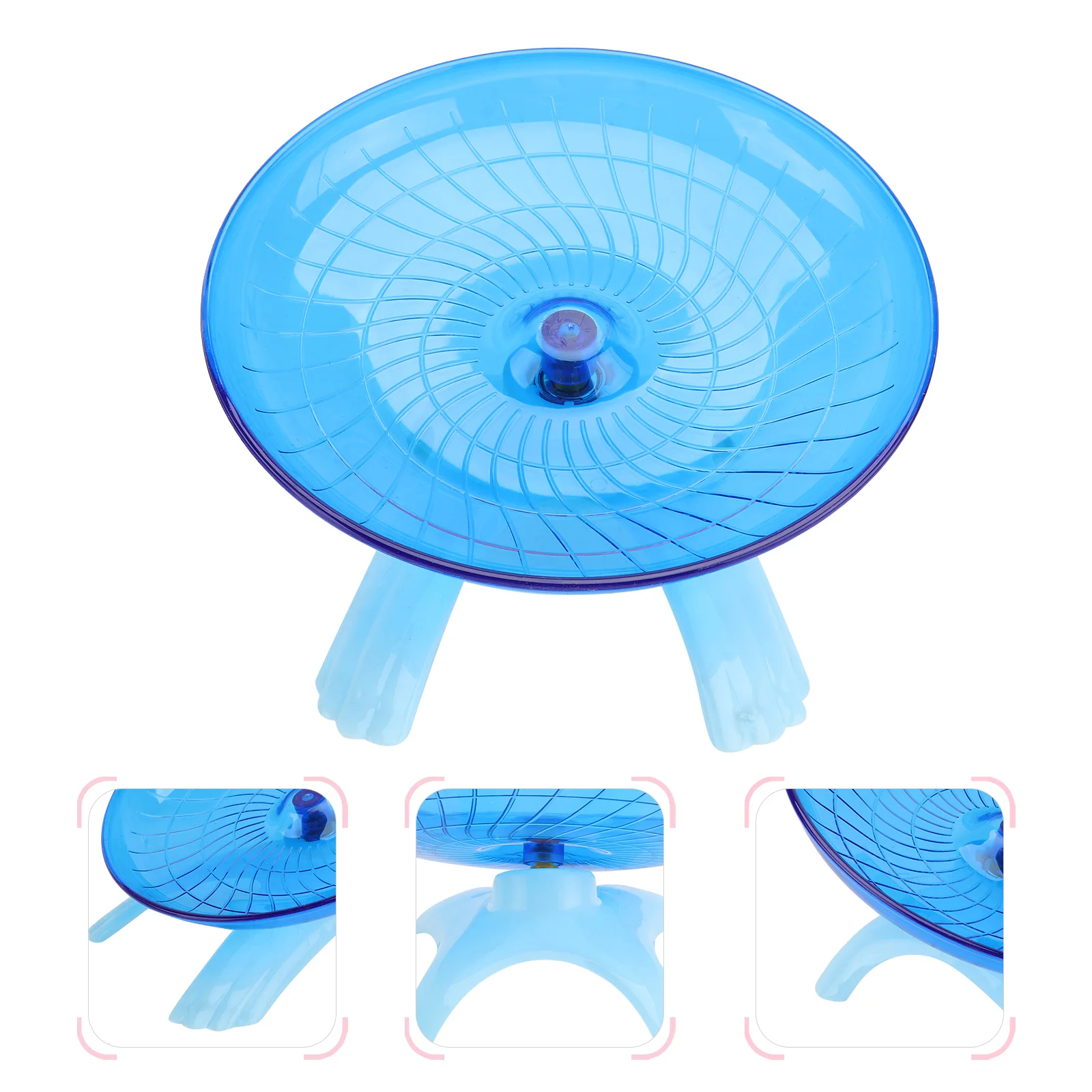 

Hamster Flying Saucer Wheel- Silent Running Exercise Wheel for Hamsters Gerbil Rat and Small Animals